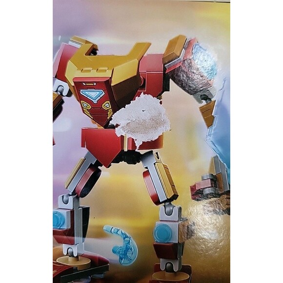 LEGO Marvel Super Heroes 76203 Iron Man Mech Armor Retired Set New In Sealed Box - Picture 3 of 8